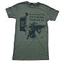 HALO "WE ARE IN YOUR BASE" Military Green Soft Cotton Tee Licensed