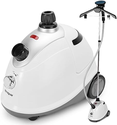 Miraguar Mrg-1008c Garment Steamer for Ironing Fabric (White+black))