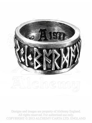 Runeband Ring by Alchemy Gothic, England [Jewelry]