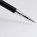 Crazy K&A Hero 9296 Accounting Ultrafine Iridium Nib Writing Fountain Pen for Office School Black & Silver