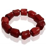 Stretch Bracelet - Red Genuine Bamboo Coral