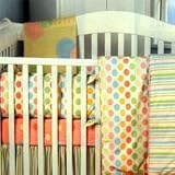 Nojo Como Crib, Dust Ruffle, Crib Skirt, Baby Bedding Crib