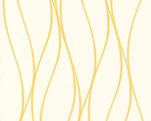 Cr&eacute;ation 182968 Papier Peint Intiss&eacute; Blanc / Jaune (Import