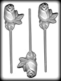 Long Stem Rose Sucker Hard Candy Mold