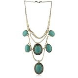 Rachel Leigh Primrose Aqua Multi Stone Bib Nec
