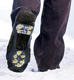Non-slip Snow/Ice Grabbers (Size 7-12) - Anti Slip Over Shoes - Walk Confidently in Snow and Icey Weather