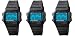 Casio Mens’ Special Package Deal 3 Illuminator Chronograph Alarm Watches Model F-105W B0014LT8ZW