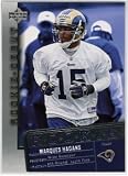 Marques Hagans St. Louis Rams 2006 Upper Deck Rookie Debut Rookie Football Card