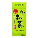 お～いお茶　緑茶　250ml　×　24本　紙パック