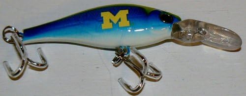 NCAA Officially Licensed University of Michigan Wolverines Sports Collector's Series Minnow Fishing Lure