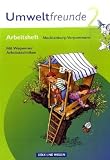 Produkt-Bild: Umweltfreunde - Mecklenburg-Vorpommern - Neubearbeitung 2009: Umweltfreunde 2. Schuljahr. Arbeitsheft mit Einleger. Mecklenburg-Vorpommern. Neubearbeitung 2009