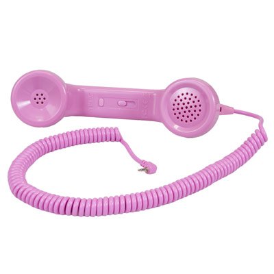 YUBZ HKBYU13P Mobile Retro Handset - Chalk Pink
