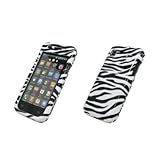 Samsung Vibrant / Galaxy S T959 Black and White Zebra Skin Design Hard Case ....