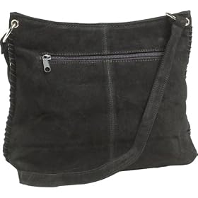 Maxam® Brand Genuine Suede Leather Ladies' Shoulder Bag