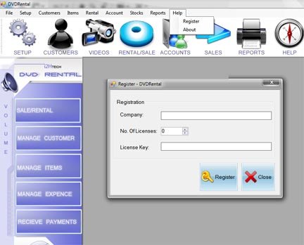 i2h DVD / Game Rental /Sale Software.
