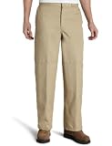 Dickies Men's Double Knee Work Pant with Multi Use Side Pocket, Khaki, 36x32