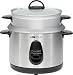 Clatronic RK 3309 2-in-1 Reiskocher und Dampfgarer, inox