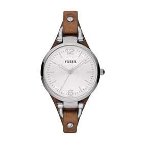 Fossil Ladies Leather Strap Watch ES3060