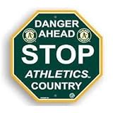 Oakland Athletics Stop Sign