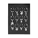 Franmara Wine Glass Charms - Set of 12, Charm: Gourmet Collection