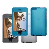 2 Hard Cases / Covers / Shells for Apple iPod Touch 2nd (2G) & 3rd (3G) Generation - Blue, Clear