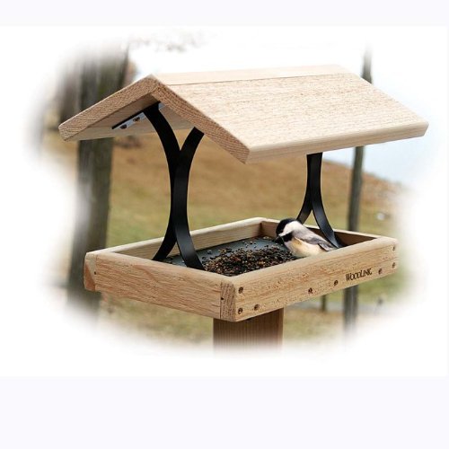 Cedar Fly Thru Bird Feeder