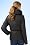 Long Sleeve Funnel Neck Quilted Puffer Jacket