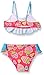 Pink Platinum Girls' Flounce Top Bikini Swimsuit