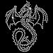 Youth Hoody (Hooded Sweatshirt) : Dragon - Goth Embellished Rhinestone Design