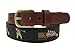Charleston Belt Golf Forever Leather Needlepoint Belt (36R)