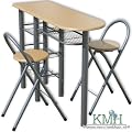 Fr�hst�cksset mit 2 Klappst�hlen / K�CHENTISCH K�CHENSET K�CHENM�BEL K�CHENBAR K�CHENTHEKE BISTRO TISCH ST�HLE