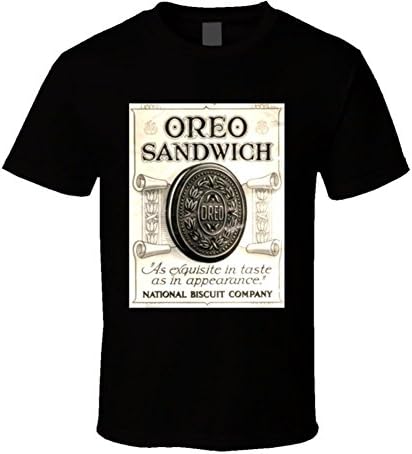 PartyHardTees Oreo Sandwich National Biscuit Company T Shirt XL Black