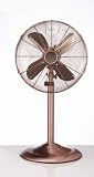 48" Bronze Traditional Style Adjustable Oscillating Indoor Standing Floor Fan