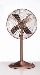 48" Bronze Traditional Style Adjustable Oscillating Indoor Standing Floor Fan