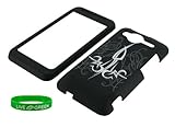 Black Abstract Tatoo Design Snap On Hard Case for HTC EVO 4G HTC EVO Shift  ....