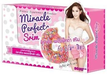 Miracle Donut Perfecta Srim Weight Loss Slender And White Instant 7 Days., From Korea (1 Box = 30 Capsules)