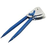 uxcell 分周器キャリパー ノギス 金属加工工具 サークルマーキング合金分周器キャリパー ブルー