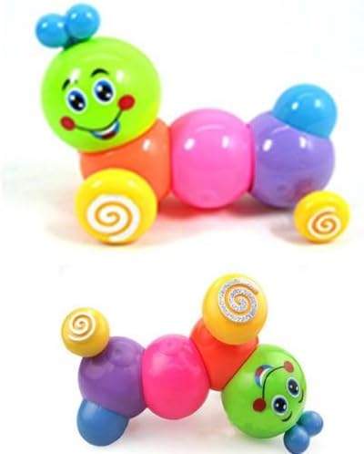 Kids Baby Developmental Educational Toy Lovely Colorful Caterpillar Wind-up Toys