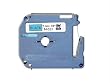 BROTHER M521 Non Laminated Lettering Tape 3-8in BLK-BLU