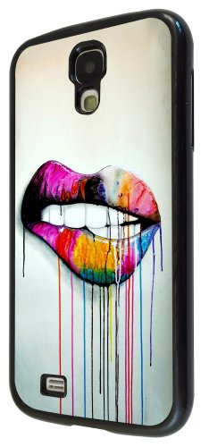 Sony Xperia Z2 Funky Watercolour Sexy Lips Design Fashion Trend Case Back Cover Metal and Hard Plastic Case