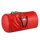 Elf Stor Deluxe Red Holiday Christmas Tree Storage Bag Large For 9 Foot Tree