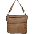 Latico Nappa Top Zip Large Shoulder Bag