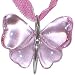 LALIQUE Pink Butterfly Pendant