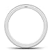 Metal Factory Sz 8 Sterling Silver 2MM 925 CZ Cubic Zirconia Eternity Wedding Band Ring