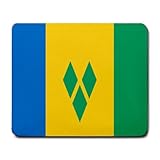 417xWS3bCSL. SL160  Saint Vincent and The Grenadines Flag Mouse Pad