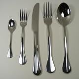 SilverCraftStainlessSteelFlatware/SilverwareSet-45Pieces-Servicefor8