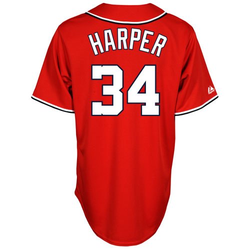 Washington Nationals Replica 2011 Bryce Harper Alternate 1 Jersey