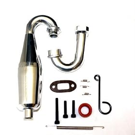 Redcat Racing 54086 Aluminum Polished Tuned Pipe from Racing Pipes