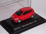 MERCEDES-BENZ A-KLASSE RED 2007 W169 1/87 HO H0 WELLY MODEL CAR