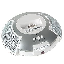 Benwin iChoice Dock and Speakers w/Remote for iPod & iPhone 3GS (Black/Silver) - Works with all iPod and iPhone Series!